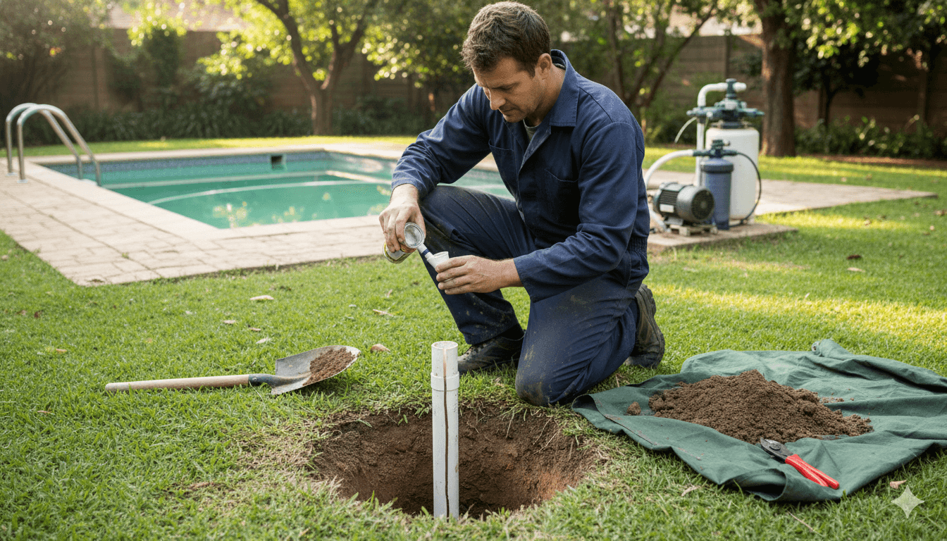 Pool leak repairs by Carlos Pools
